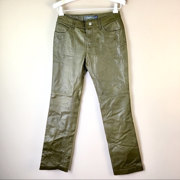 olive green bootcut jeans